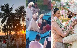 Inside Rakul Preet Singh-Jackky Bhagnani Dreamy Wedding: Baraat in Vintage Car, Fun, Dance, Selfies And More | Videos